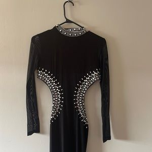 Rhinestone occasion dress